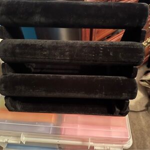 Black Velvet Jewelry Display Stand